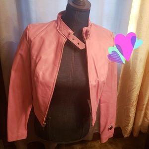 Wilson's Pink Leather Jacket